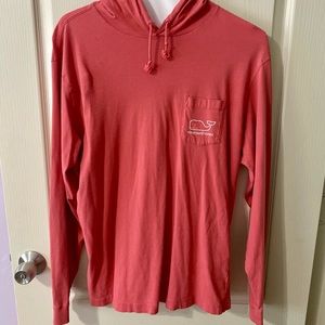 Vineyard Vines Pink Long Sleeve Hoodie